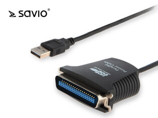 Adapter  USB - LPT męski SAVIO CL-46