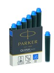 Naboje atramentowe Parker do pióra wiecznego Quink Mini niebieskie zmywalne /6SZT/ 1950409