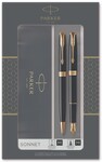 Zestaw Piśmienniczy Parker Sonnet Duo czarna laka GT długopis + pióro wieczne 2093371
