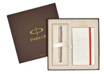 Zestaw Piśmienniczy Parker IM Premium róż pudrowy -  pióro wieczne + notes 1910298