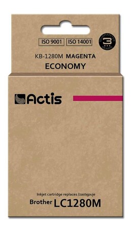 Atrament BROTHER ACTIS magenta KB-1280M