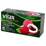 Herbata VITAX INSPIRATIONS zielona żurawina i liczi 20 torebek